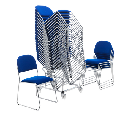 Urban Metal Framed Compact Stacking Chair