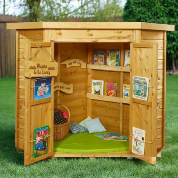 Larger Playhouse Corner Shed