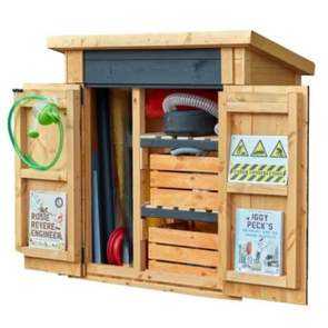 Wooden Shed - Toddler Wooden Activity Shed