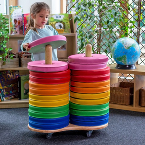 Donut™ Multi-Seat Trolley with 24 Cushions