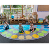 Lake Large Semi Circle Carpet W4000 x D2000mm