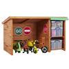 Nursery Bike Shed With Storage