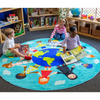 Children of the World™ Multi-Cultural Carpet - Teal W2000 x D2000mm