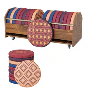 Bohemian Seat Pads (Optional Trolley)