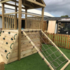 Climbing Frame Playset +  Rope Wall