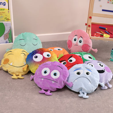 Eden Monster Emotions Cushions Pkt 8