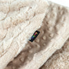Eden Cable Knit Faux Fur Weighted Blanket