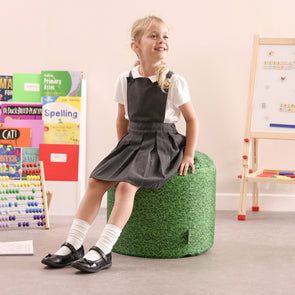 Eden Large Grass Printed Stool Bean Bag x 2
