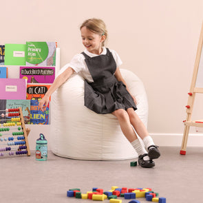 Eden Sensory White Bean Bag