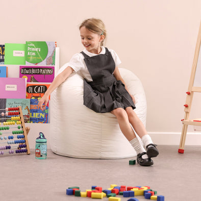 Eden Sensory White Bean Bag