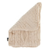 Eden Cable Knit Faux Fur Weighted Lap Pad