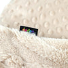 Eden Cable Knit Faux Fur Weighted Lap Pad