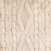 Eden Cable Knit Faux Fur Weighted Lap Pad