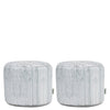 Eden Driftwood Printed Bean Bag Stool Teacher Set 4 Pack