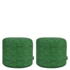 Eden Large Grass Printed Stool Bean Bag x 2