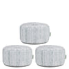 Eden Small Driftwood Printed Stool Bean Bag x 3