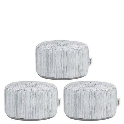 Eden Small Driftwood Printed Stool Bean Bag x 3