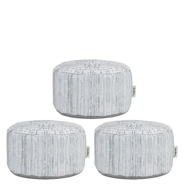 Eden Small Driftwood Printed Stool Bean Bag x 3
