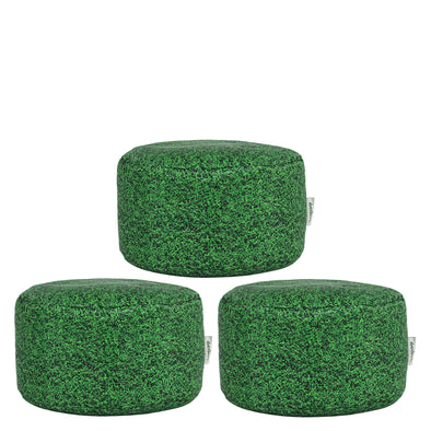 Eden Small Grass Printed Stool Bean Bag x 3