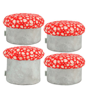 Eden Soft Play Bean Bag Toadstools Pack Set x 4 Teacher Pack