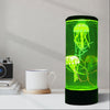 Jellyfish Tank Mood Light Colour Changing Tube H35cm - Black Base