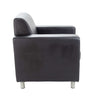 Iceberg Leather Faced Chair
