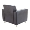 Iceberg Leather Faced Chair