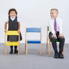 Mixed Colours Stackable Childrens Chair x 4