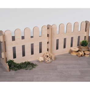 Indoor Wooden Picket Fence Panel