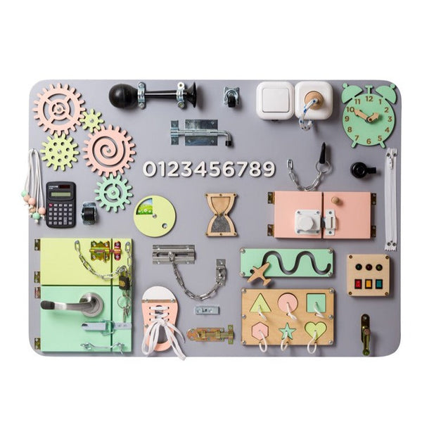 Activity Board - Woobiboard PREMIUM XL Sensory Busy Board Wood Toy - Wanna Play
