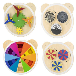 Wooden Wall Panel Activity Set x 4 AcWooden Wall Panel Activity Set x 4 | Wall Play | www.ee-supplies.co.uk