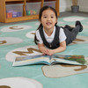 Alphabet Rocks Learning Carpet W2570 x D3600mm Alphabet Rocks Learning Carpet - W2570 x D3600mm | Rainbow Carpets & Rugs | www.ee-supplies.co.uk