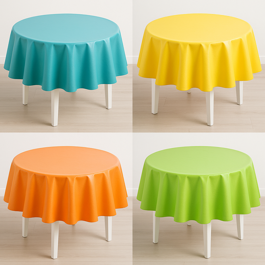 Circular PVC Tablecloth - L145cm | Educational Equipment Supplies