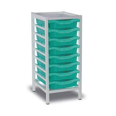 Antimicrobial Metal Tray Unit - 8 Trays Antimicrobial Metal Tray Unit - 8 Trays |  www.ee-supplies.co.uk