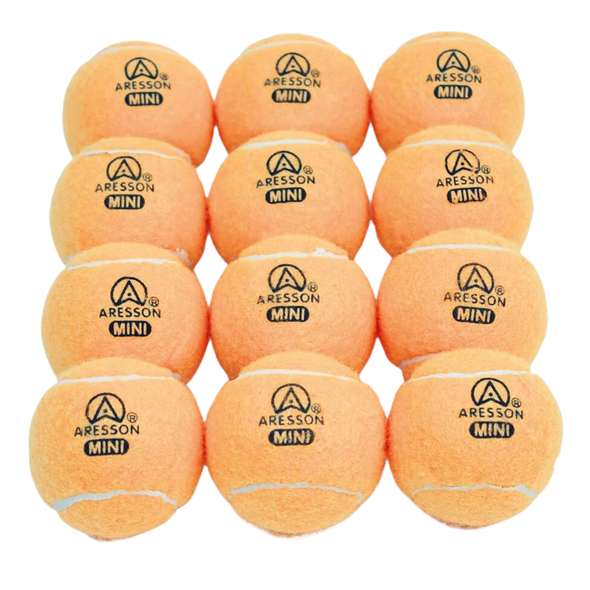 Aresson Mini Tennis Ball Orange 42g - 65mm - Set x 12 Aresson Mini Tennis Ball Orange  42g, 65mm, Set x 12 | www.ee-supplies.co.uk