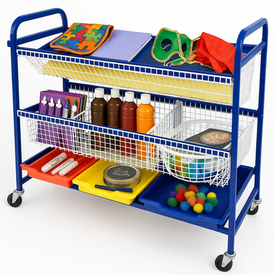 Arts & Craft Storage Trolley Arts & Craft Storage Trolley | Art Storage  | www.ee-supplies.co.uk