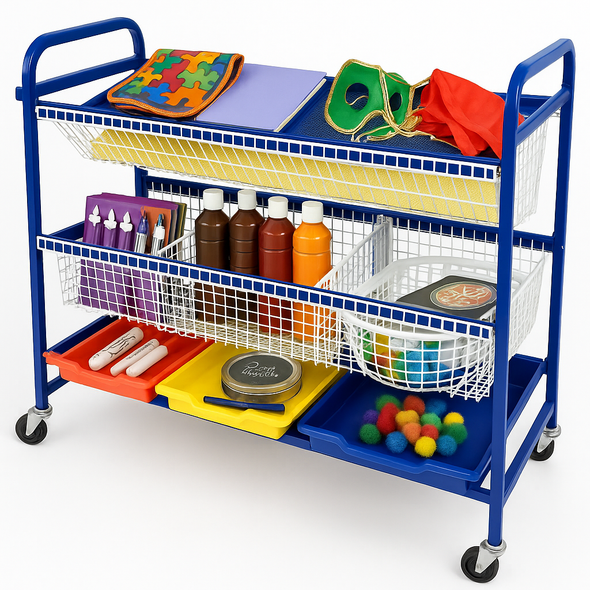 Arts & Craft Storage Trolley Arts & Craft Storage Trolley | Art Storage  | www.ee-supplies.co.uk