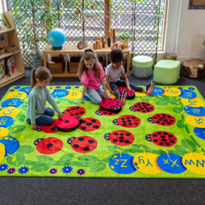 Back to Nature™ Chloe Caterpillar Carpet W3000 x D2000mm Back to Nature™ Chloe Caterpillar Carpet W3000 x D2000mm | Literacy Carpets & Rugs | www.ee-supplies.co.uk