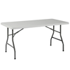 Basics Rectangular Plastic Folding Trestle Table  L1530 x W760mm Basics Rectangular Plastic Folding Trestle Table  L1530 x W760mm | Tables | www.ee-supplies.co.uk