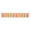 Beech Coat Rail With Nameplates (10 Hooks) Beech Coat Rail With Nameplates (10 Hooks) | Cloakroom | www.ee-supplies.co.uk