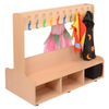 Beech Mobile Cloakroom / Dressing Up Trolley Beech Mobile Cloakroom / Dressing Up Trolley  | Cloakroom Trolley | www.ee-supplies.co.uk