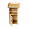 Secure Wooden Lectern Beech Panel Front Lectern | Lecturns | www.ee-supplies.co.uk