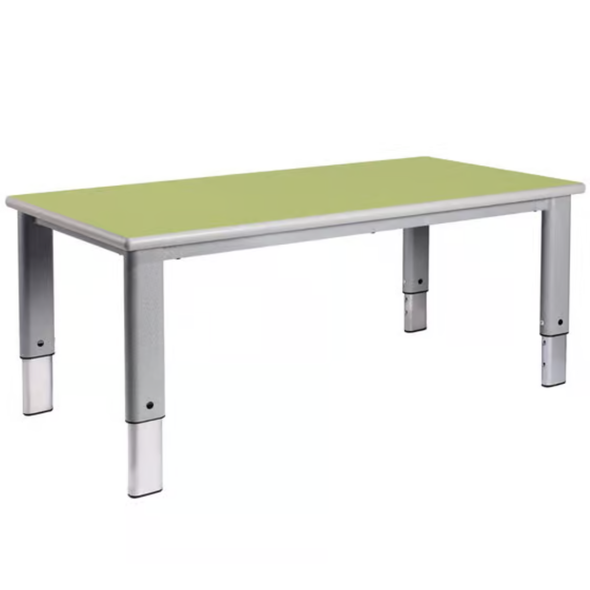 Start Right Rectangular Table - Height Adj - With Speckled Grey Frames Start Right Rectangular - Height Adjustable Tables -With Speckled Grey Frames | Start Right Tables | ee-supplies.co.uk