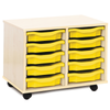 Super Value Tray Storage Unit x 10 Trays Super Value Tray Storage Unit x 10 Trays | School tray Storage | www.ee-supplies.co.uk