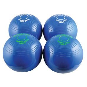 Biased Indoor Carpet Bowls - Blue x 4 Biased Indoor Carpet Bowls - Blue |  www.ee-supplies.co.uk