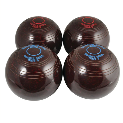 Biased Indoor Carpet Bowls - Brown x 4 Biased Indoor Carpet Bowls - Brown |  www.ee-supplies.co.uk