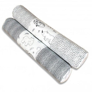 Black & White Animal Print Bolster x 2 Black & White Animal Print Bolster x 2 | Sensory Floor Play | www.ee-supplies.co.uk