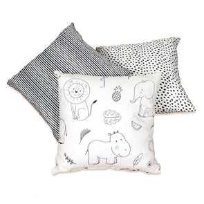 Black & White Animal Print x 3 Pillows Black & White Animal Print x 3 Pillows | Sensory Floor Play | www.ee-supplies.co.uk