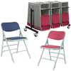 42 x Comfort Padded Folding Metal Chair + Trolley Bundle 42 x Comfort Padded Folding Metal Chair + Trolley Bundle | Chairs | www.ee-supplies.co.uk