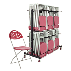 144 x Classic Fan Back Folding Chair Bundle + Trolley Classic PlusFolding Chair Bundle x 144 | Fan Back Chairs | www.ee-supplies.co.uk